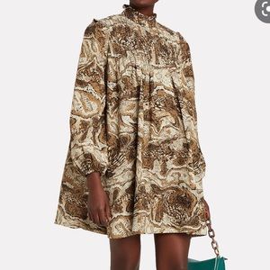 Ganni Tigers Eye Print Dress
